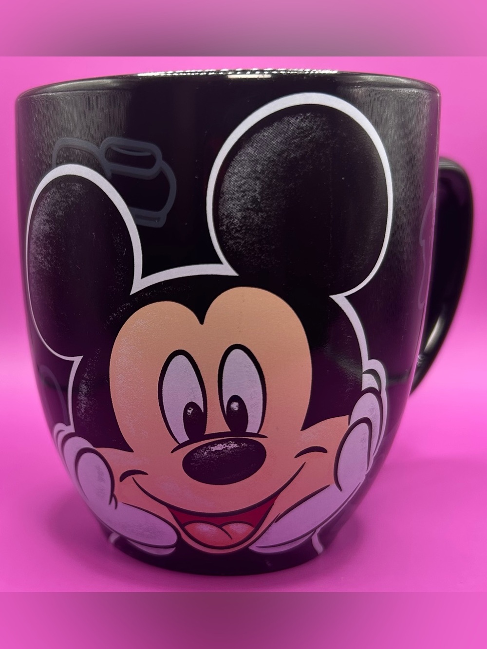 Disney Mickey Mouse Face Ceramic Coffee Mug Classic Character Cup